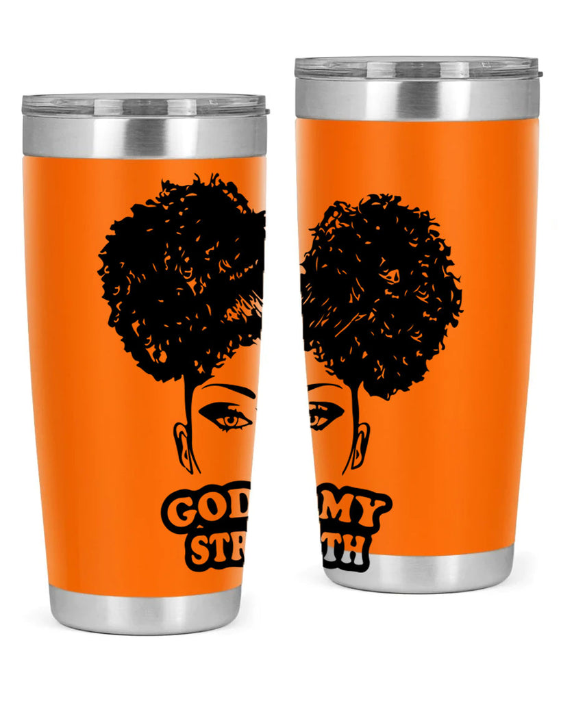 god is my strength 2#- women-girls- Tumbler