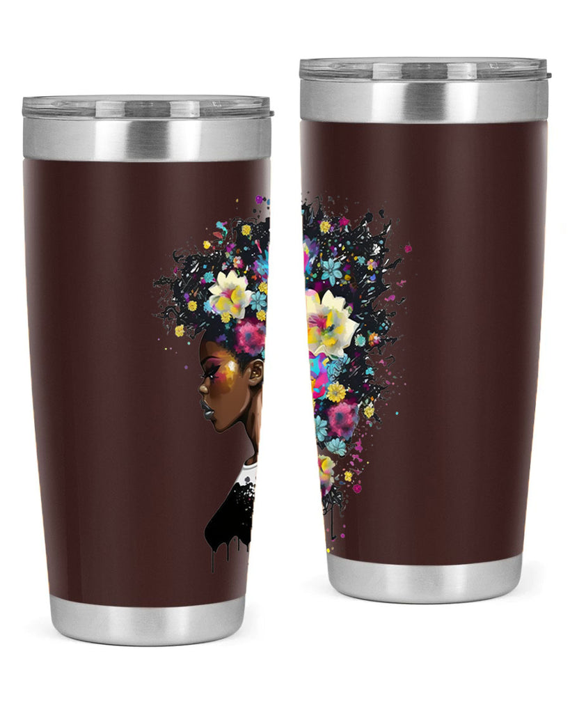 Sparkling Black Girl Design 2#- women-girls- Tumbler