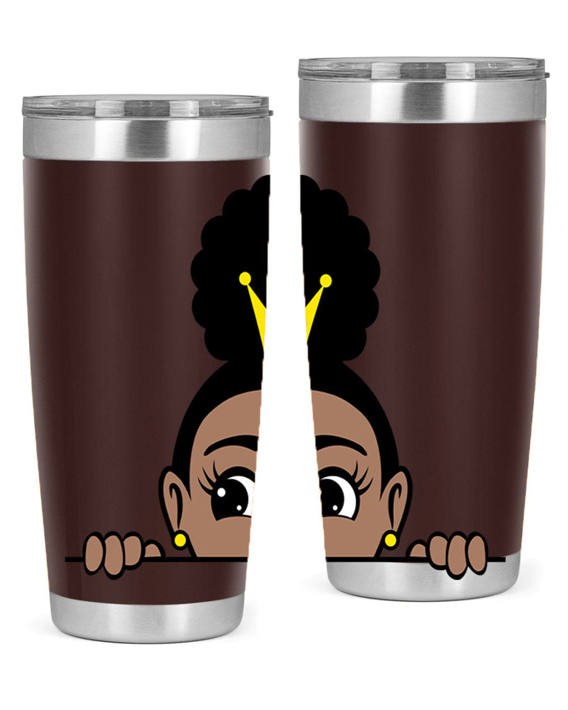 afro puff crown girl 1#- women-girls- Tumbler