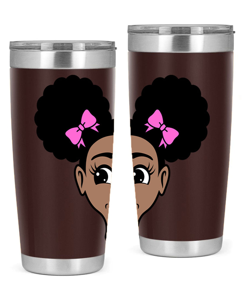 afro puffs girl 76#- women-girls- Tumbler