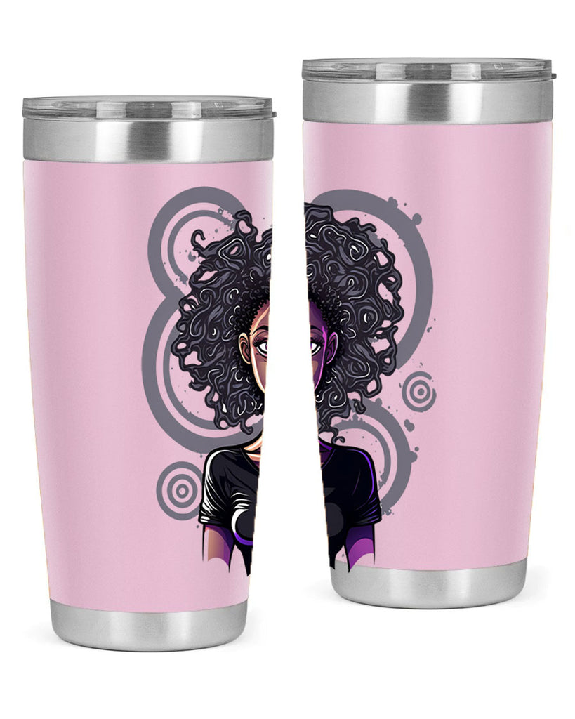 Sparkling Black Girl Design 14#- women-girls- Tumbler