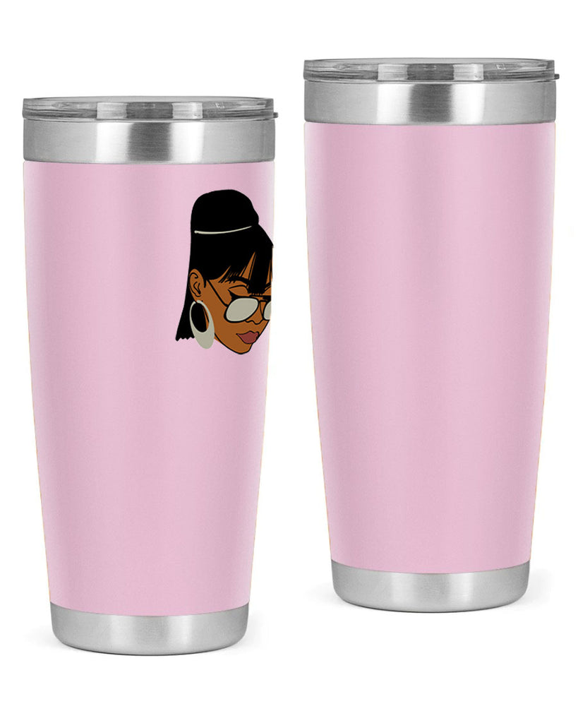 black afro 40#- women-girls- Tumbler