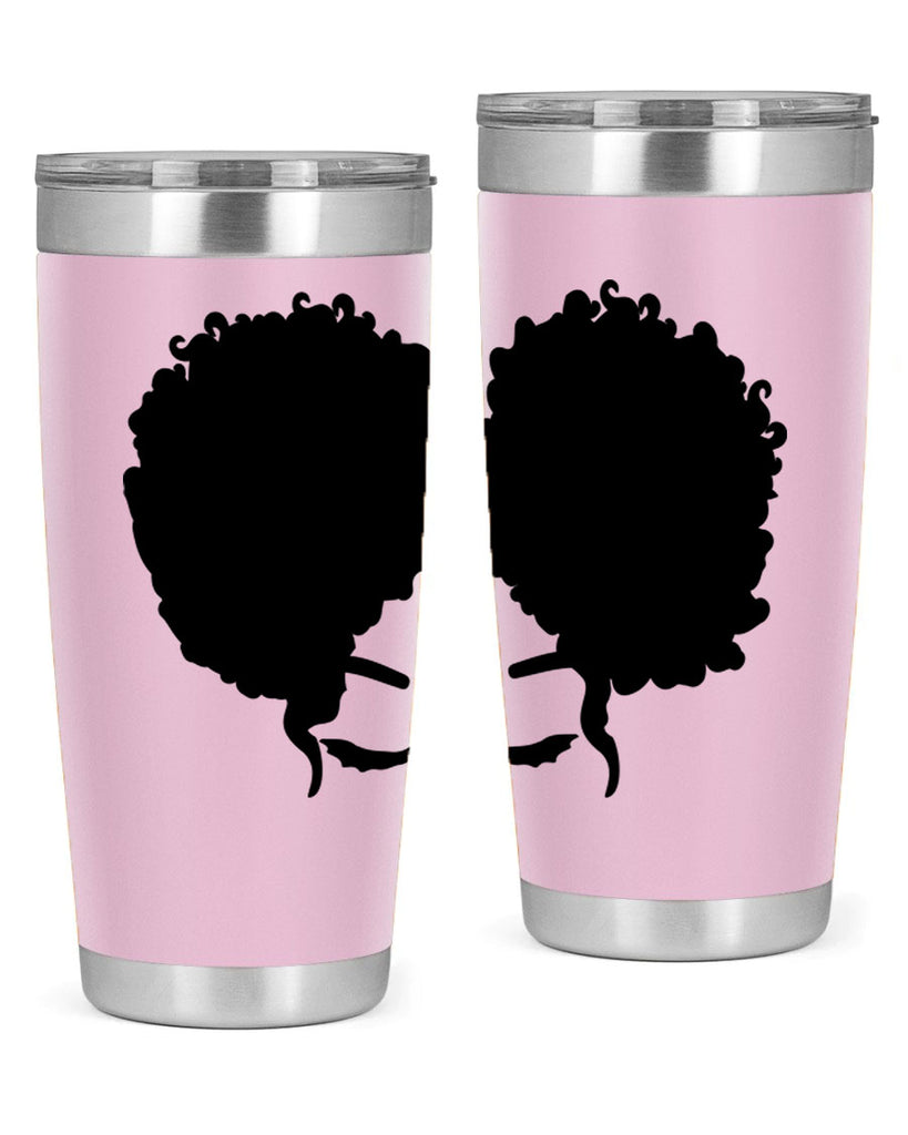 black woman red lips 9#- women-girls- Tumbler
