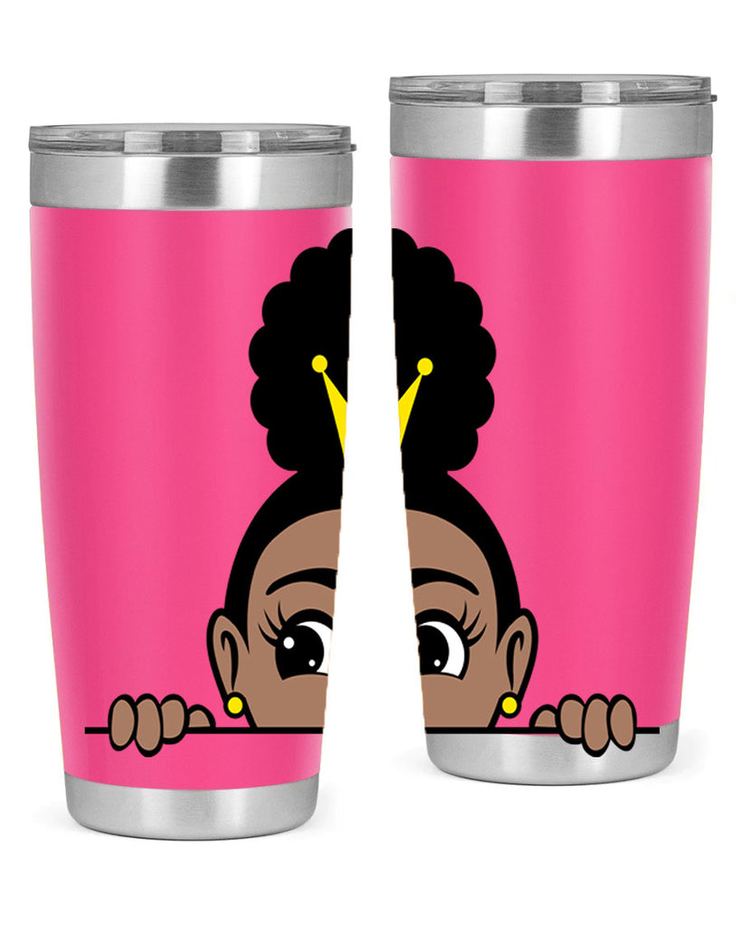 afro puff crown girl 1#- women-girls- Tumbler