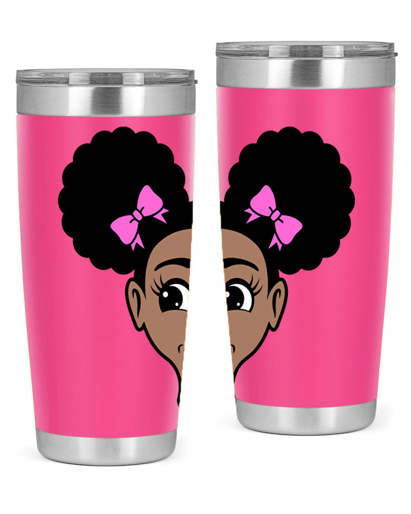 afro puffs girl 76#- women-girls- Tumbler