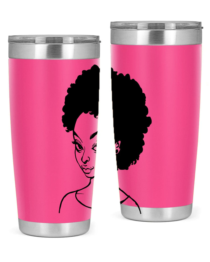 afro woman girl lady 68#- women-girls- Tumbler