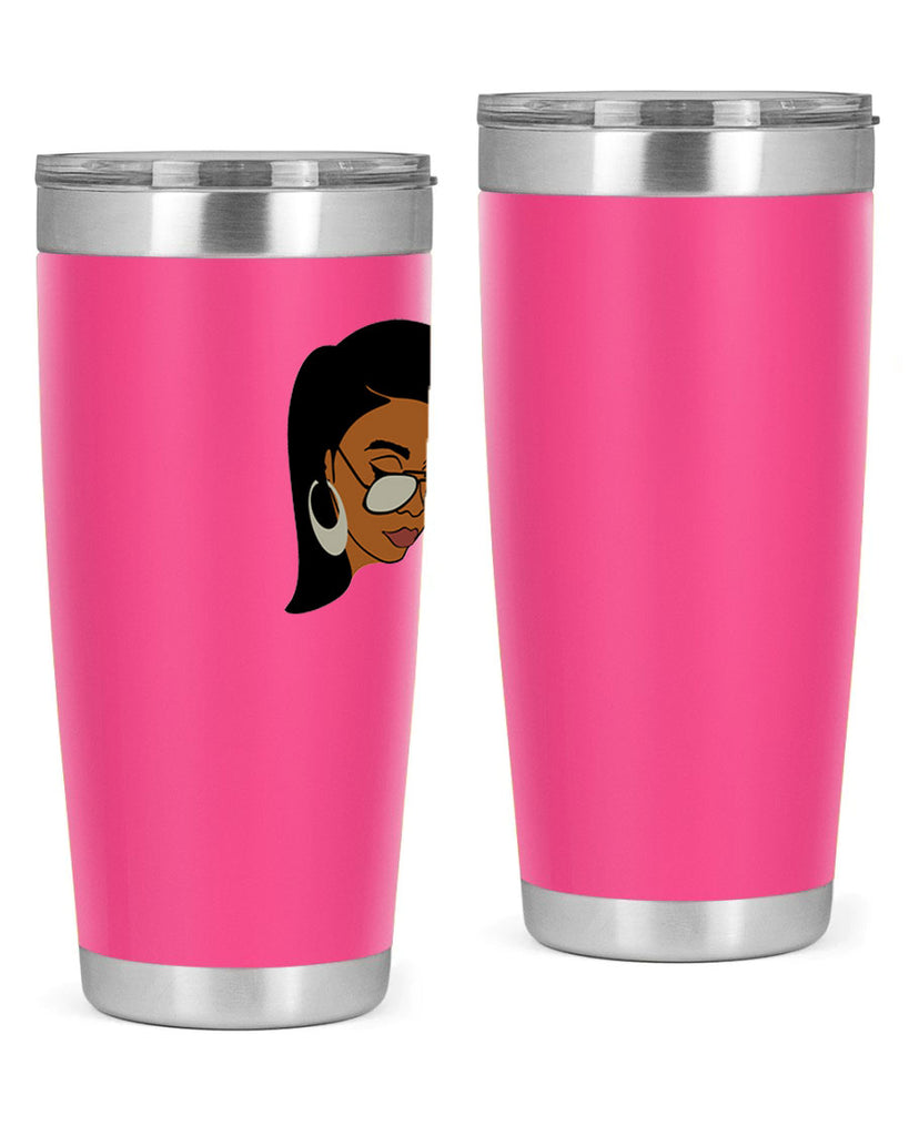 black afro 48#- women-girls- Tumbler