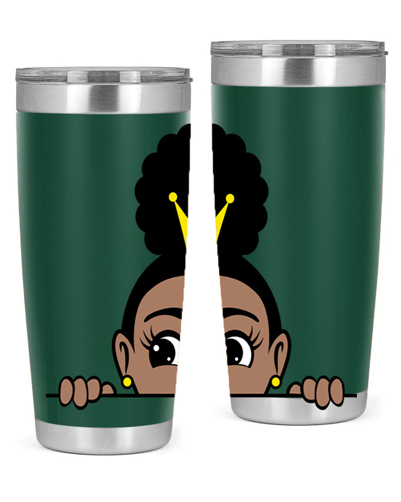 afro puff crown girl 1#- women-girls- Tumbler