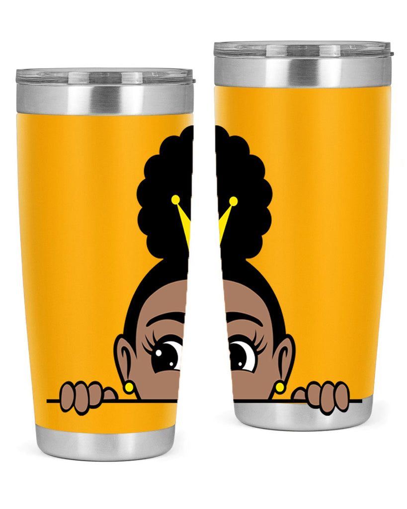 afro puff crown girl 2#- women-girls- Tumbler
