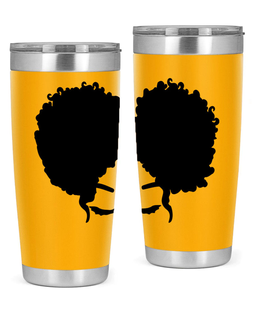 black woman red lips 9#- women-girls- Tumbler