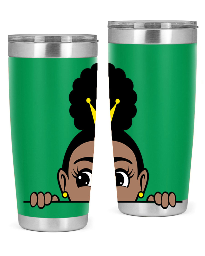 afro puff crown girl 2#- women-girls- Tumbler