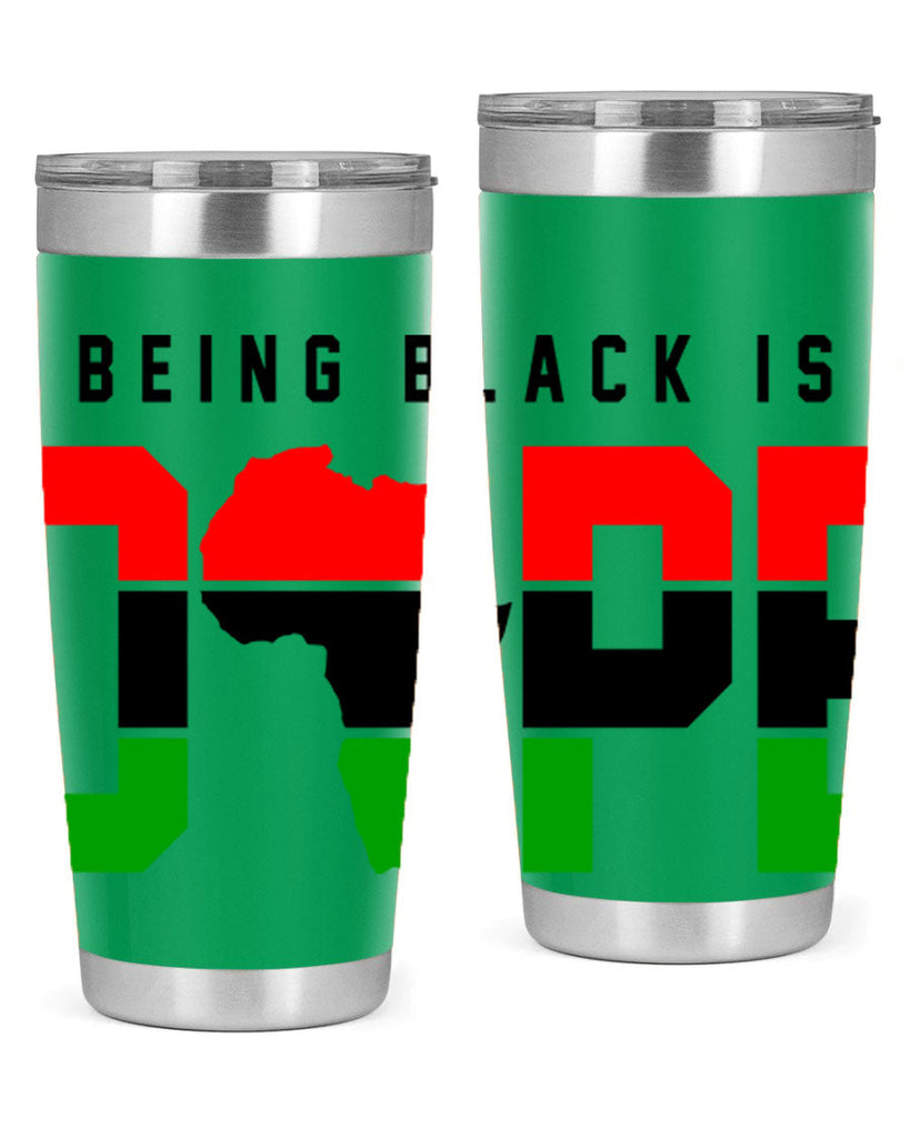 being black is dope africa 257#- black words phrases- Cotton Tank