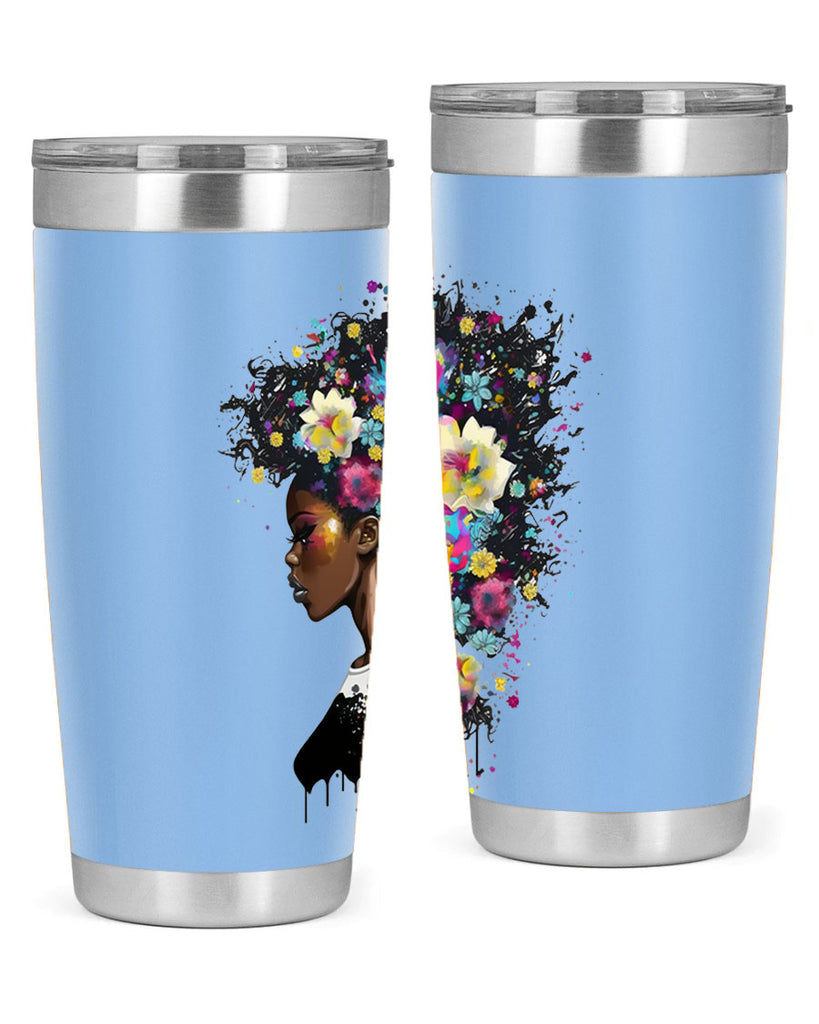 Sparkling Black Girl Design 2#- women-girls- Tumbler