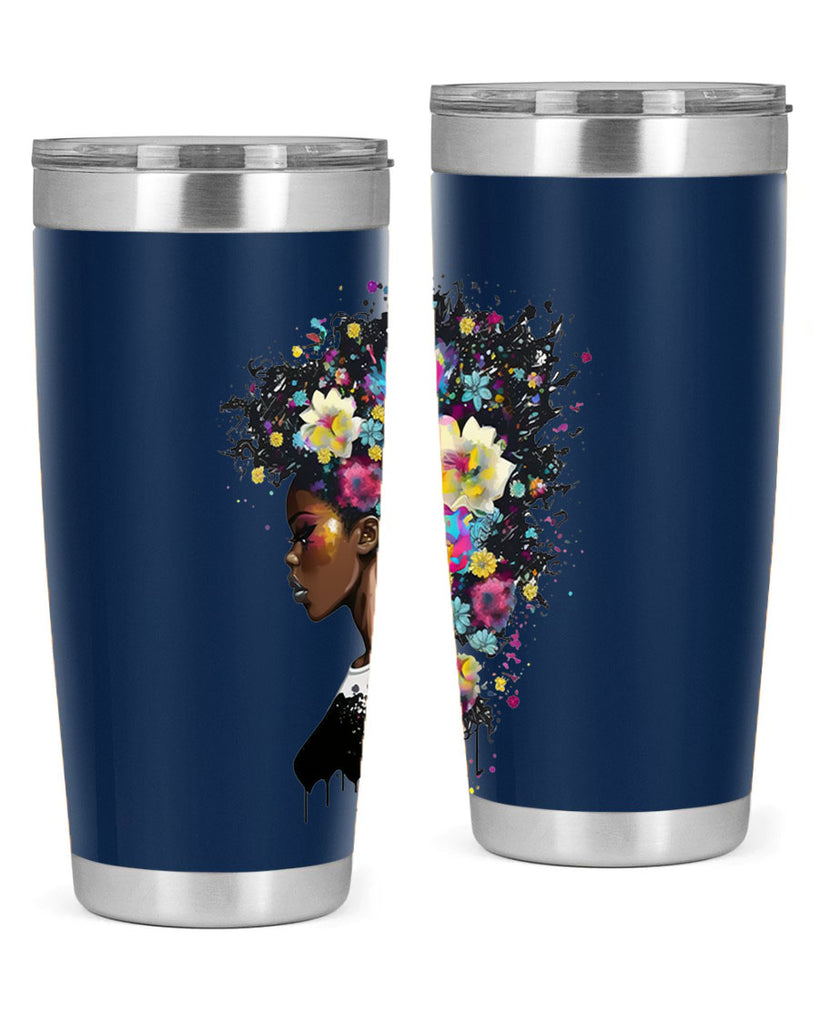 Sparkling Black Girl Design 2#- women-girls- Tumbler
