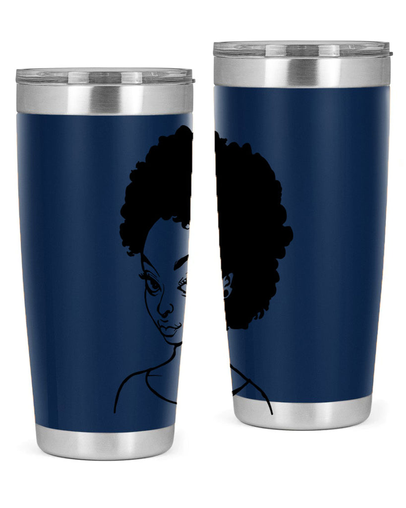 afro woman girl lady 68#- women-girls- Tumbler