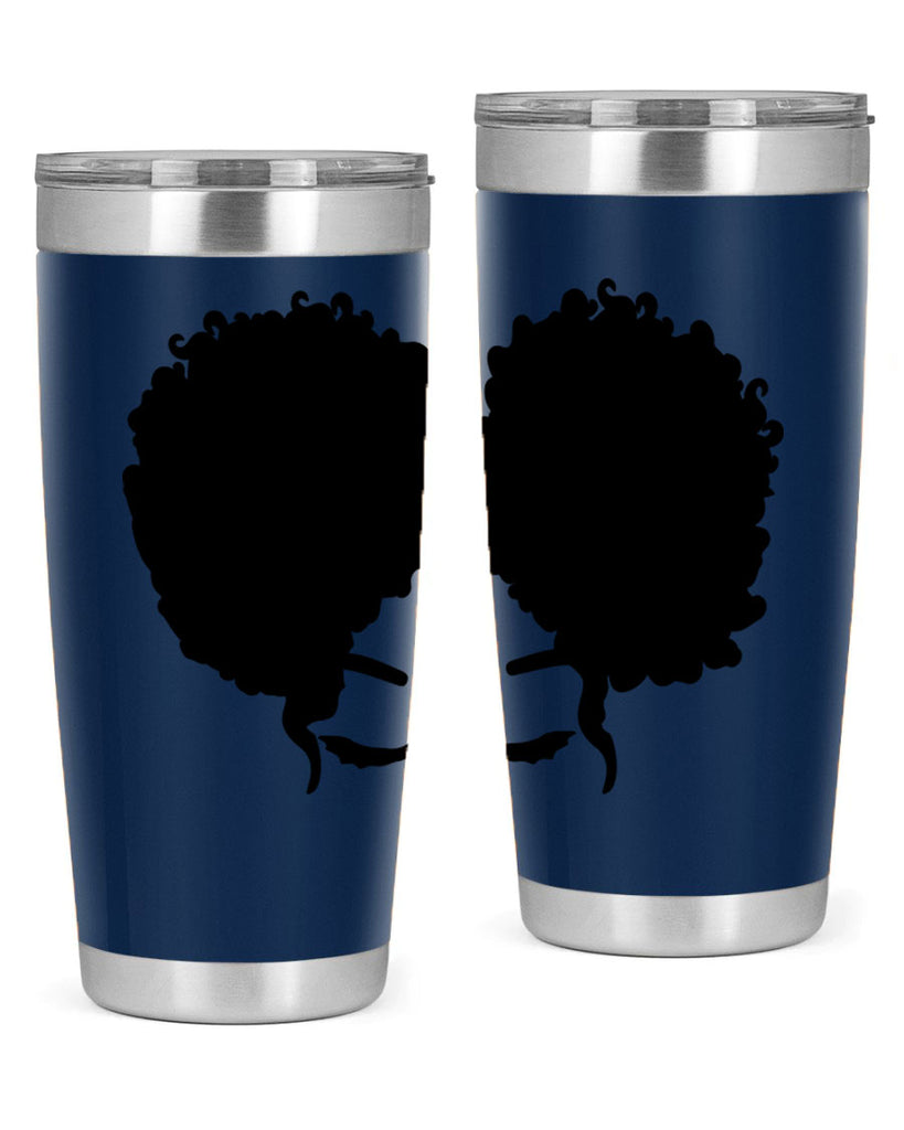 black woman red lips 9#- women-girls- Tumbler