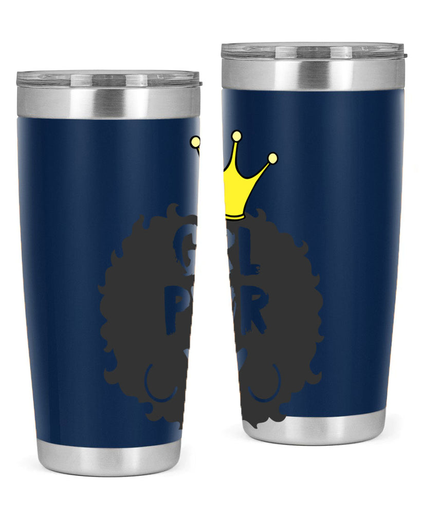 girl power with crown 34#- women-girls- Tumbler