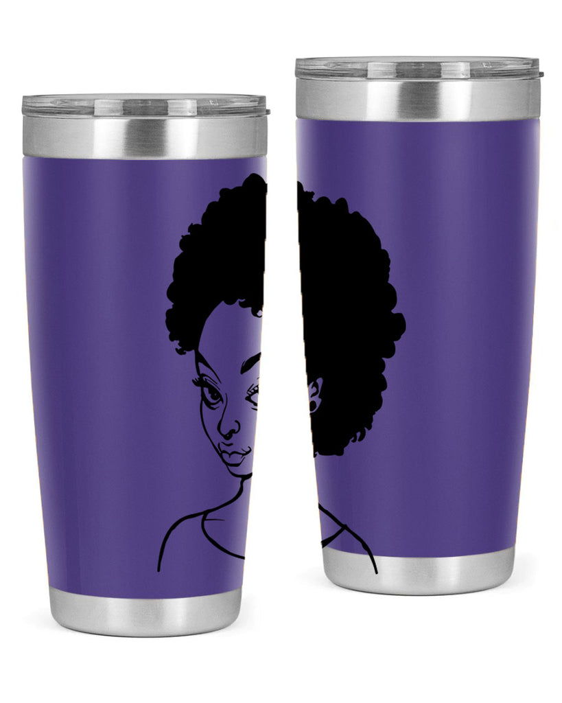 afro woman girl lady 68#- women-girls- Tumbler