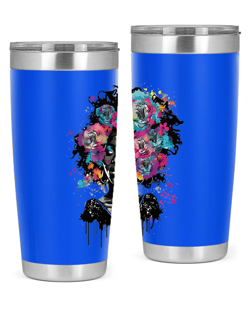 Sparkling Black Girl Design 17#- women-girls- Tumbler