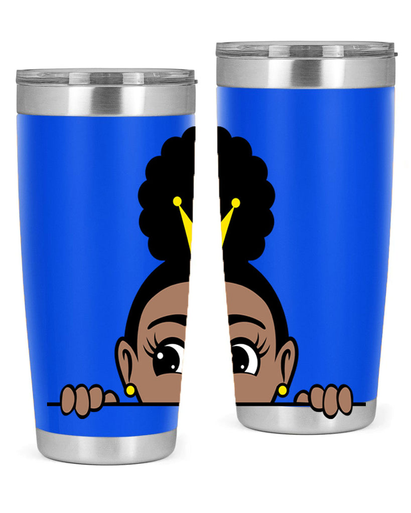 afro puff crown girl 1#- women-girls- Tumbler