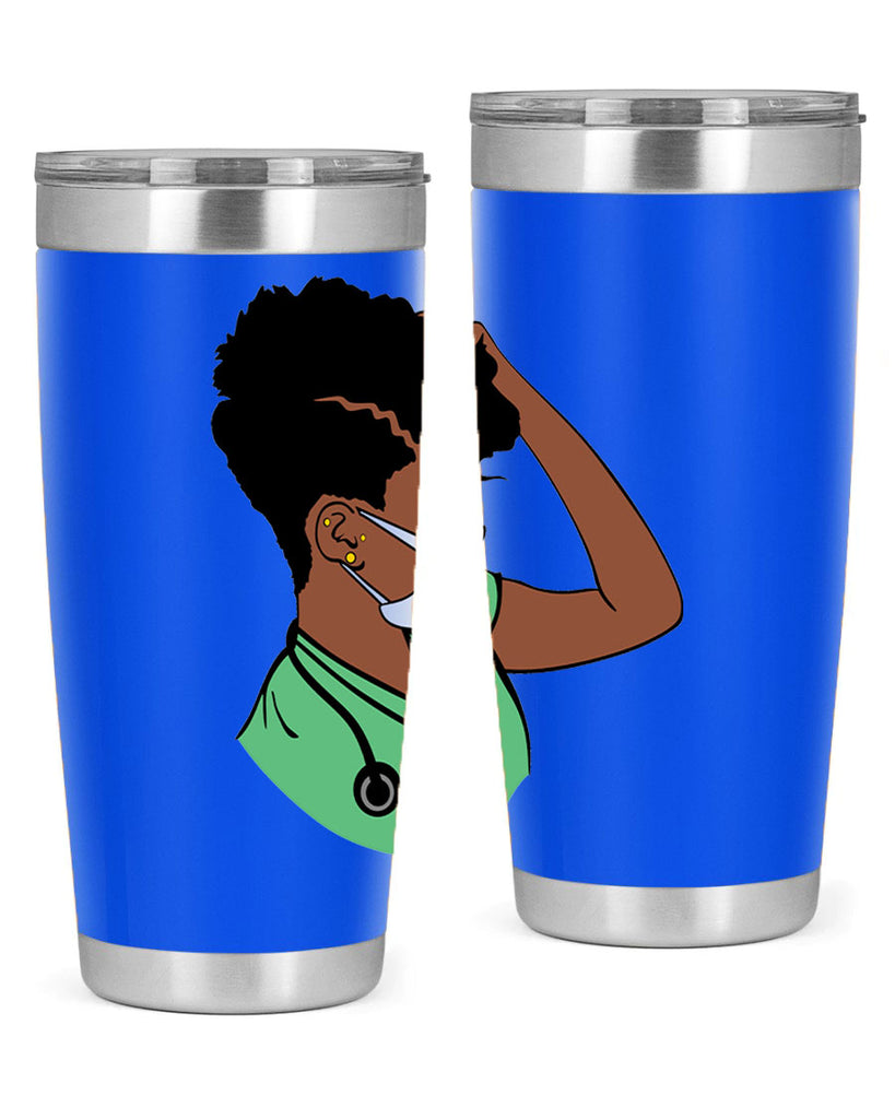 black nurse 2#- women-girls- Tumbler