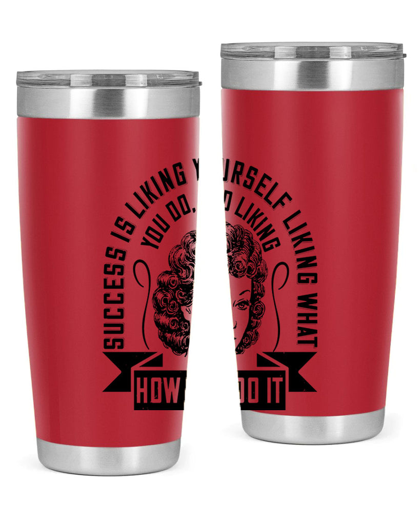 Success is liking yourself liking what you do and liking how you do it Style 16#- afro- Tumbler