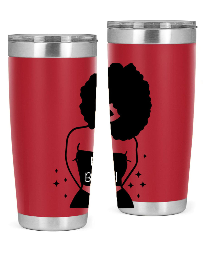 black is beautiful 11#- women-girls- Tumbler