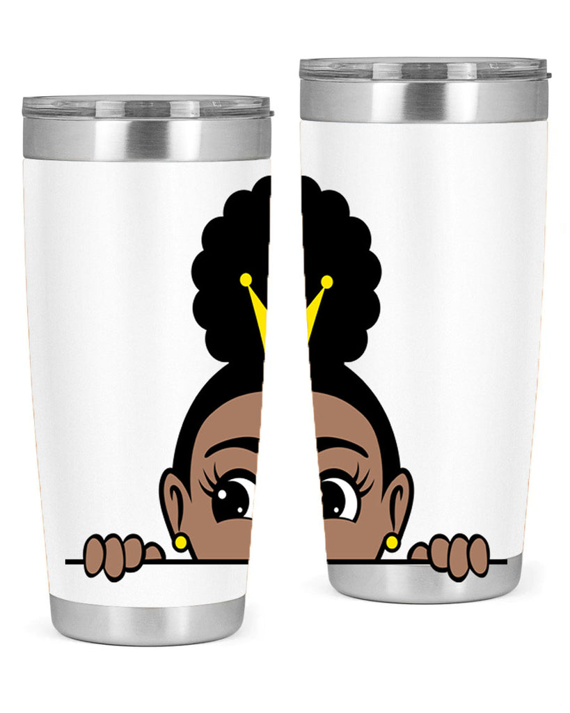 afro puff crown girl 2#- women-girls- Tumbler