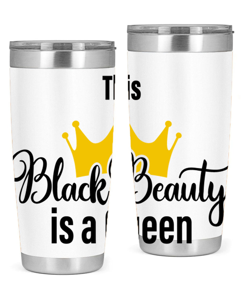 this black beauty is a queen Style 3#- women-girls- Tumbler