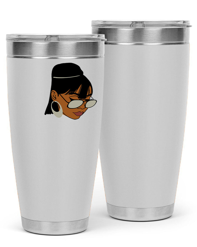 black afro 40#- women-girls- Tumbler