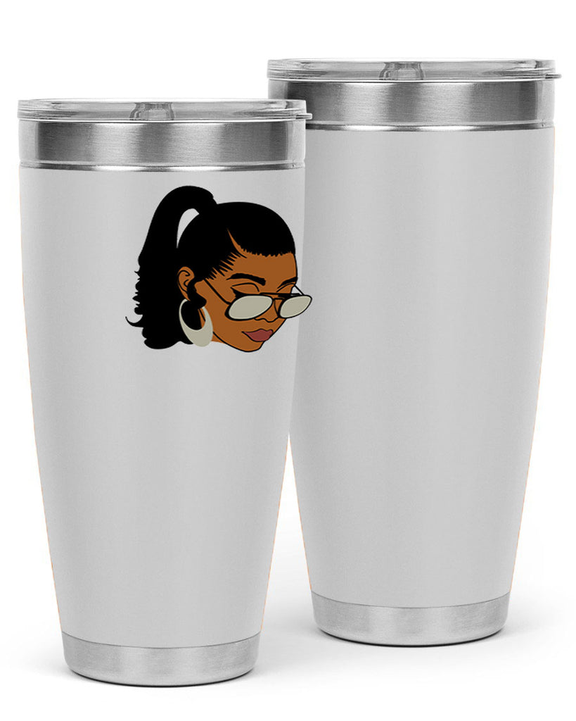black afro 42#- women-girls- Tumbler