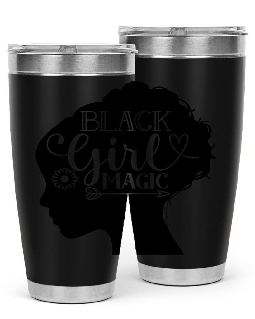 Black girl magic Style 59#- women-girls- Tumbler