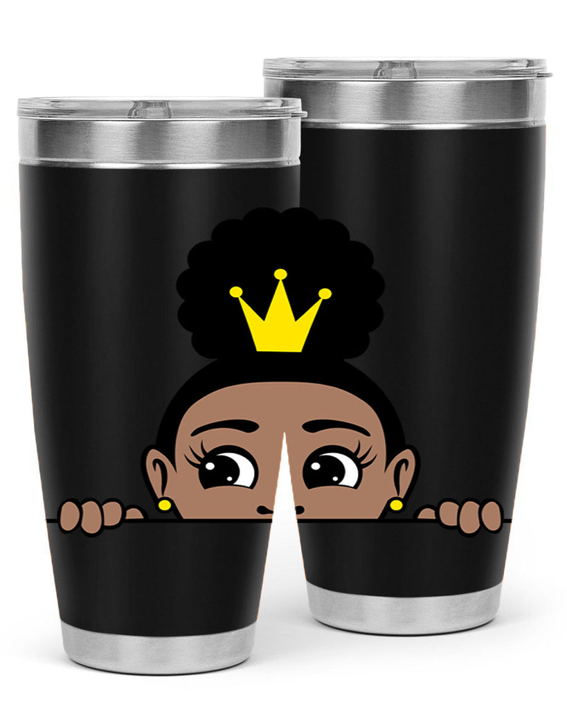 afro puff crown girl 2#- women-girls- Tumbler