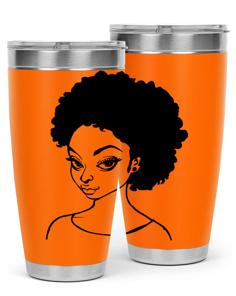 afro woman girl lady 68#- women-girls- Tumbler