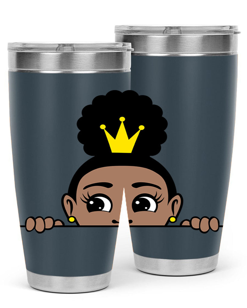 afro puff crown girl 2#- women-girls- Tumbler
