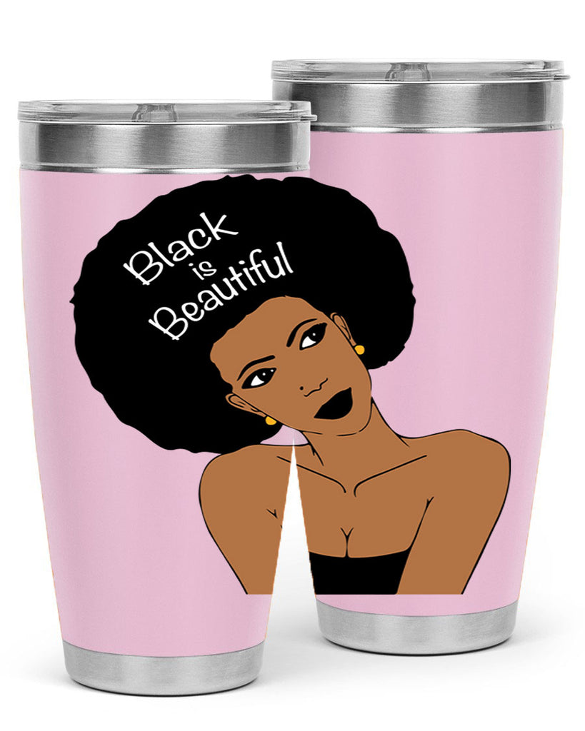 black is beautiful 13#- women-girls- Tumbler