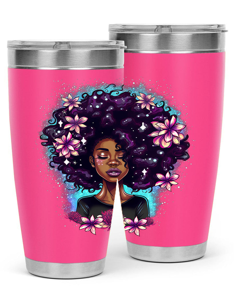 Sparkling Black Girl Design 3#- women-girls- Tumbler