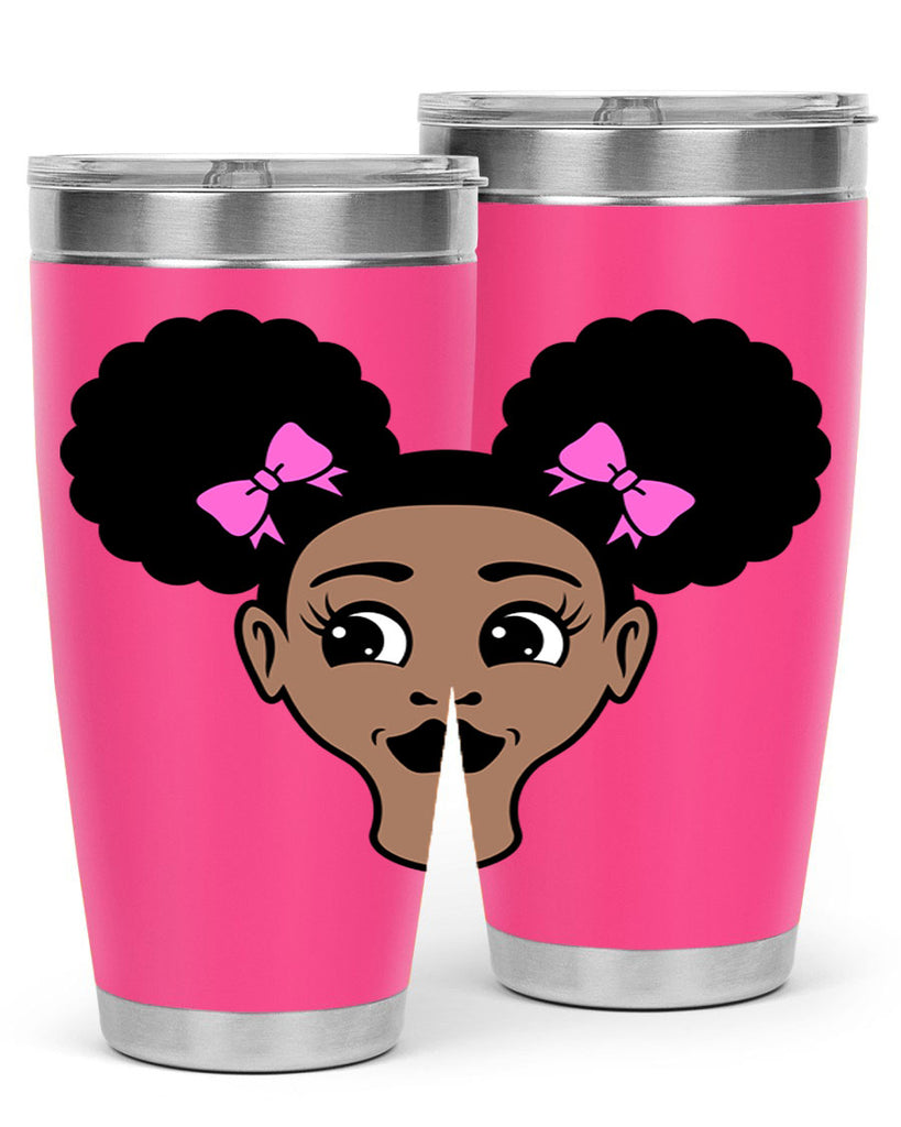 afro puffs girl 76#- women-girls- Tumbler