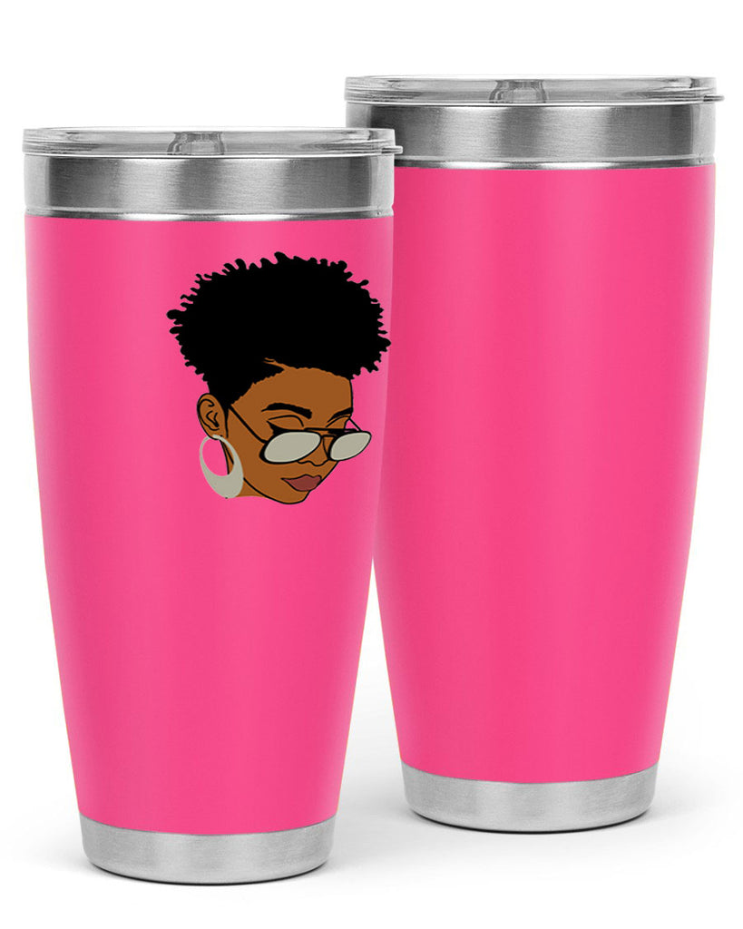 black afro 44#- women-girls- Tumbler