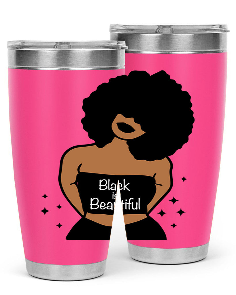black is beautiful 16#- women-girls- Tumbler