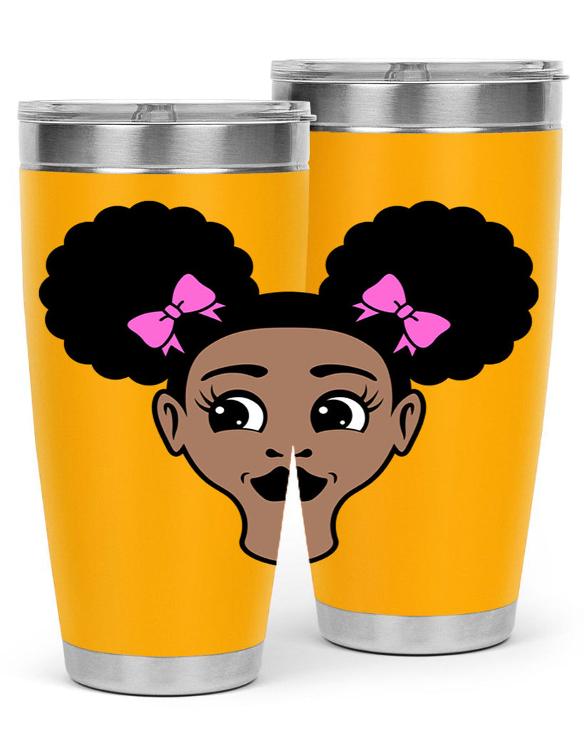 afro puffs girl 76#- women-girls- Tumbler