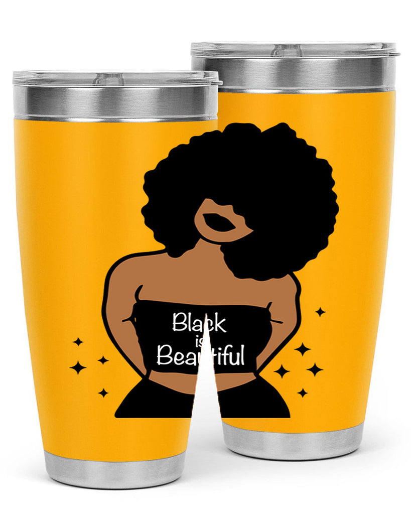 black is beautiful 16#- women-girls- Tumbler