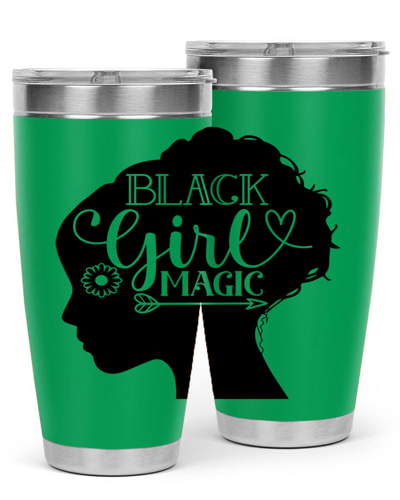 Black girl magic Style 59#- women-girls- Tumbler