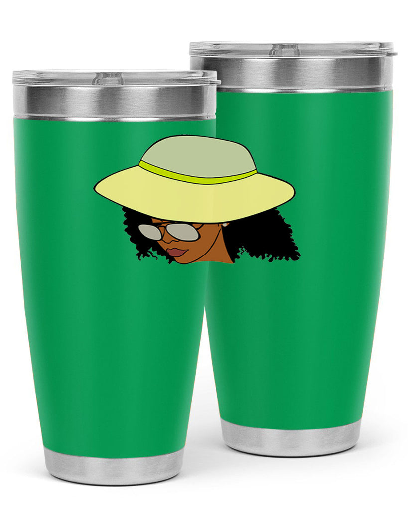 black afro 45#- women-girls- Tumbler
