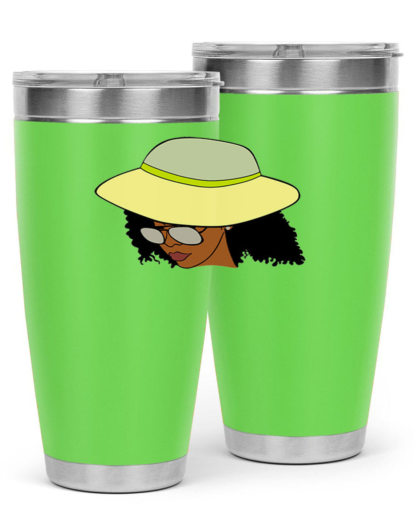 black afro 45#- women-girls- Tumbler