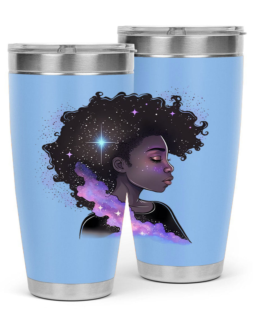 Sparkling Black Girl Design 4#- women-girls- Tumbler
