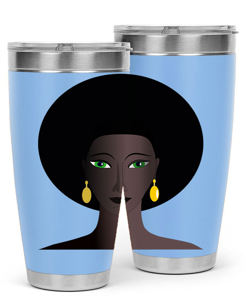 machovka black woman with green eyes 27#- women-girls- Tumbler