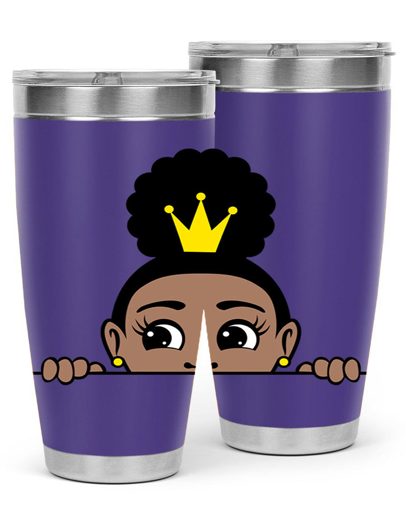 afro puff crown girl 2#- women-girls- Tumbler