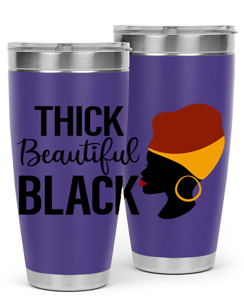 thick beautiful black Style 4#- women-girls- Tumbler