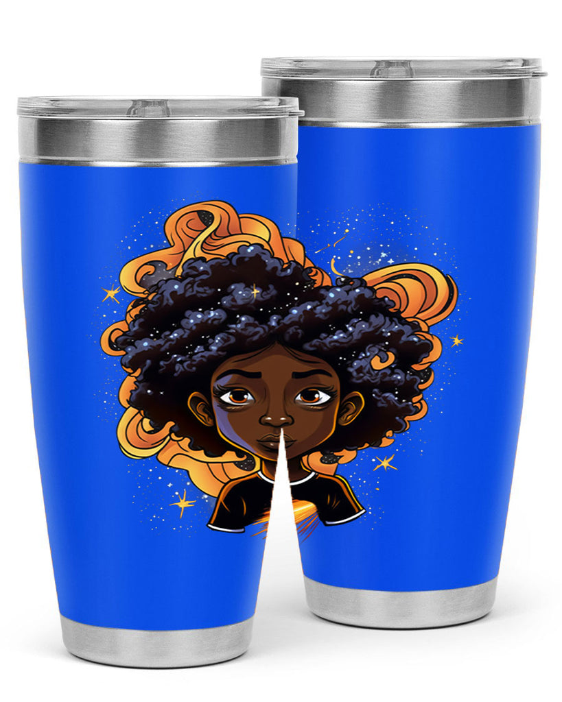 Sparkling Black Girl Design 12#- women-girls- Tumbler